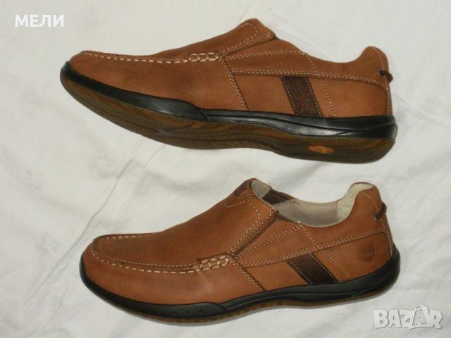 Timberland мъжки мокасини естествена кожа 42/43, снимка 2 - Мокасини - 53591559
