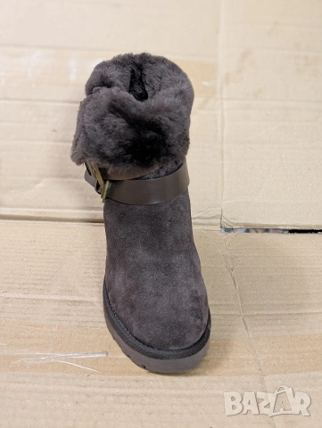Ботуши / боти на платформа ASH Topo Suede Shearling Cuff Yes номер 37 ,5, снимка 5 - Дамски боти - 53329885