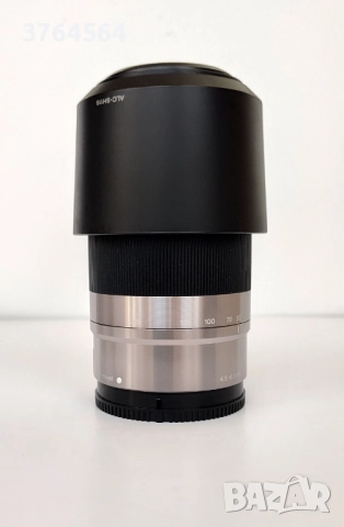 Обектив Sony SEL 55-210mm f/4.5-6.3 OSS - сребърната версия, снимка 3 - Обективи и филтри - 52292949