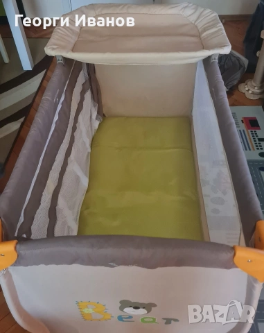 Сгъваемо детско легло, снимка 4 - Кошарки - 53583710