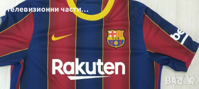 Футболна тениска на Барселона от сезон 2020/2021 домакински екип Nike CD4232-456 размер L, снимка 5 - Спортни дрехи, екипи - 51634881