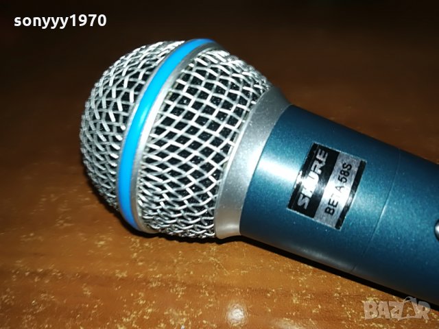 shure beta sm-58s microphone-внос швеицария, снимка 2 - Микрофони - 26556785