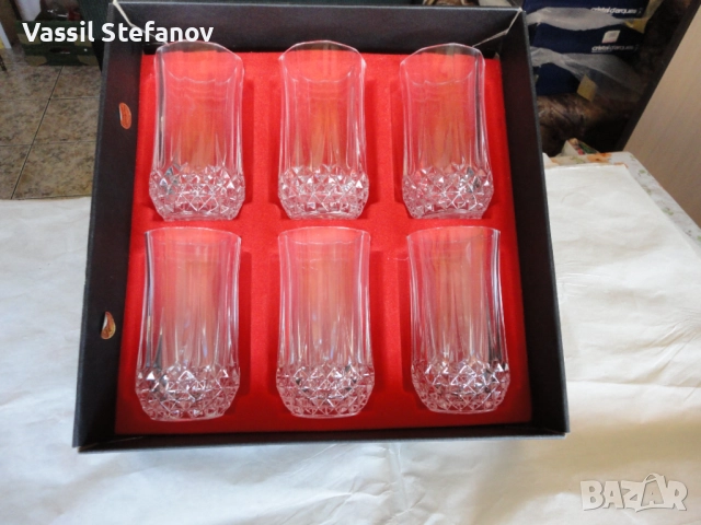 Кристални чаши  Френски оргинал, снимка 5 - Други стоки за дома - 52529908