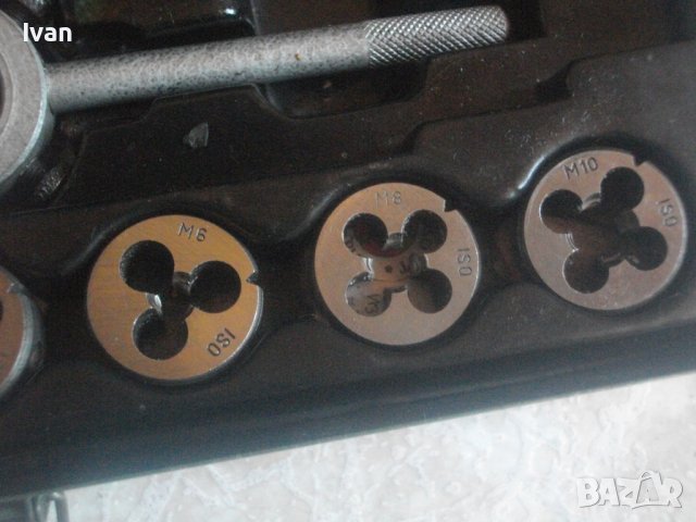 Немско Старо Качество-Метчици и Плашки М3-М12 За Резби Външни/Вътрешни-В Метална Кутия-Непълен К-т, снимка 11 - Други инструменти - 43100055