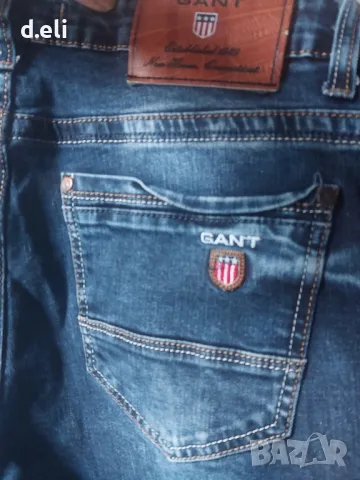 GANT 🇺🇸  Origonal 100% Памук Жестоки дънки, снимка 9 - Дънки - 47700290