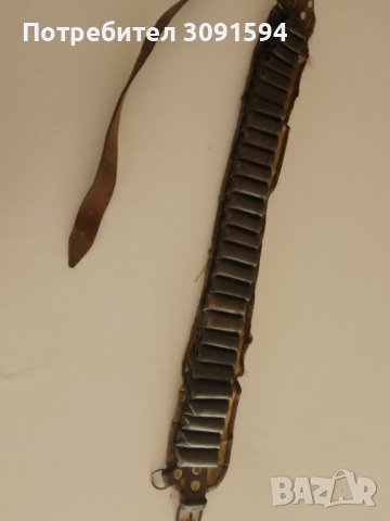  Стар автентичен Авджийски колани патрондаши  естествена кожа    , снимка 9 - Антикварни и старинни предмети - 43584600