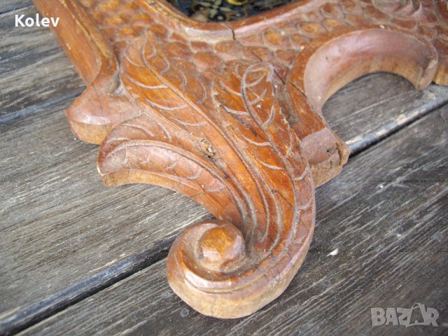 Дърворезба рамка Сливен от 1908, снимка 6 - Антикварни и старинни предмети - 35247667