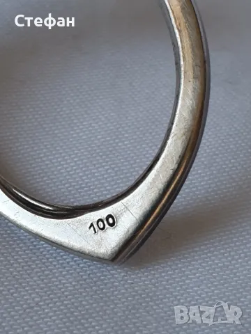 Посребрена щипка, снимка 4 - Антикварни и старинни предмети - 50102411