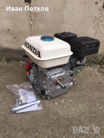 Двигател за мотофреза Хонда 7.5 к.с. OHV четиритактов HONDA с ШАЙБА, снимка 1 - Градинска техника - 40875752