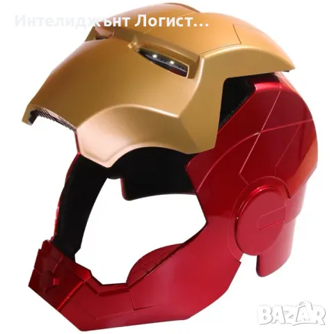 Електрическа маска,Marvel Iron Man Железния човек със светещи очи, снимка 2 - Електрически играчки - 49390628