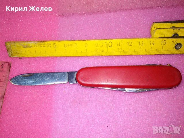 СТАРО КОМБИНИРАНО МНОГОФУНКЦИОНАЛНО ДЖОБНО НОЖЧЕ За КОЛЕКЦИЯ ПОЛЗВАНЕ 41998, снимка 2 - Колекции - 44041421