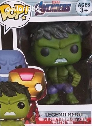 POP! Фигурка на Хълк (Hulk) - Marvel Avengers / Фънко Поп (Funko Pop)., снимка 1 - Фигурки - 43438002