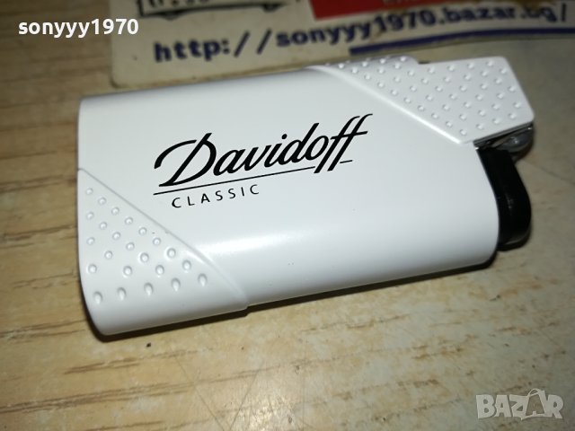 davidoff-бяла метална запалка 1611231633, снимка 1 - Колекции - 43021769