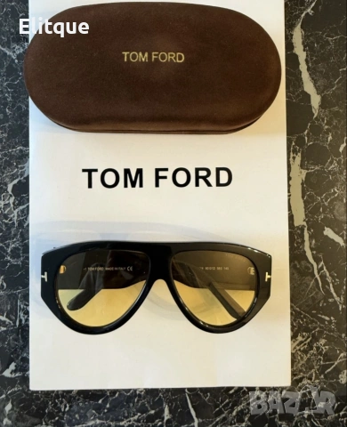 очила с черен обикновен калъф и ув защита tom ford , снимка 2 - Слънчеви и диоптрични очила - 53223199