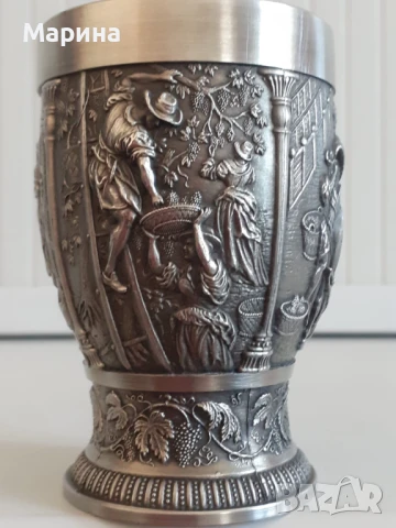 Немски чаши за ракия, 30 мл. Antik*Vintage #81, снимка 4 - Антикварни и старинни предмети - 50737704