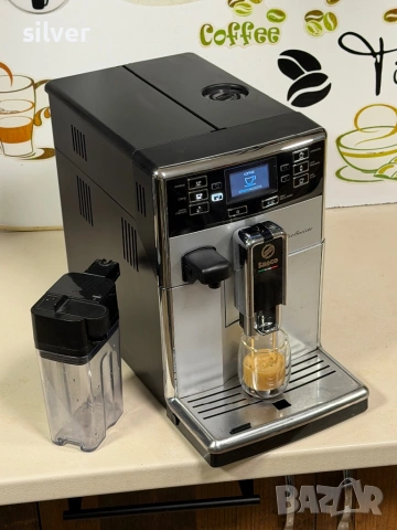 Кафемашина кафе автомат Saeco PicoBarista с гаранция, снимка 9 - Кафемашини - 53452197