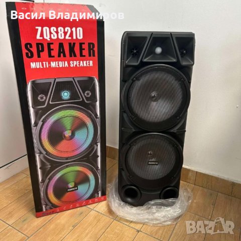 Преносима караоке колона ZQS8210, снимка 5 - Bluetooth тонколони - 43475648
