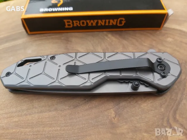 Сгъваем джобен нож Browning F190, снимка 8 - Ножове - 50066257