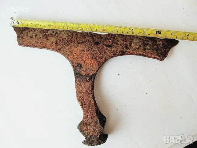 Древна, много стара Военна желязна  бойна брадва, снимка 5 - Други ценни предмети - 48012598