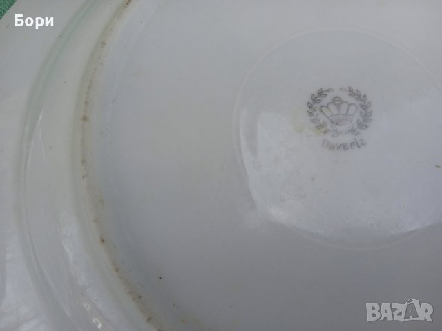 Стар порцелан чинии 12 части, снимка 10 - Чинии - 36615287