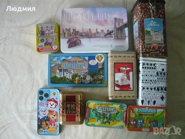 Стари метални кутии, снимка 5 - Колекции - 51495416