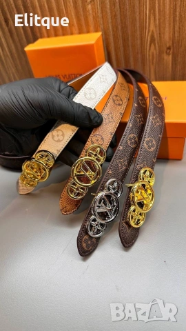 колани от естествена кожа в кутия Louis Vuitton , снимка 4 - Колани - 53360025