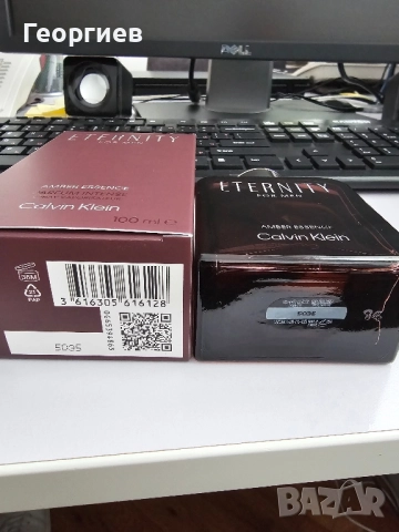Парфюм Eternity Amber Essence, оригинален, снимка 5 - Мъжки парфюми - 52373013