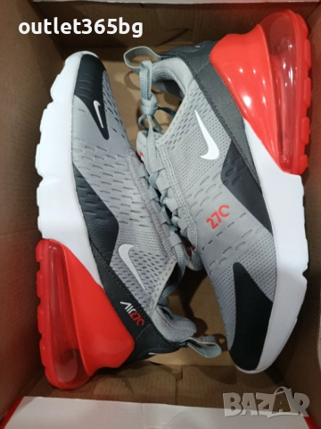 Nike - Air Max 270 номер 37.5,39 дамски сиви Оригинал Код 5571, снимка 2 - Маратонки - 52143656