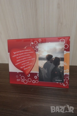 Фоторамка за снимка с пожелание и надпис, снимка 1