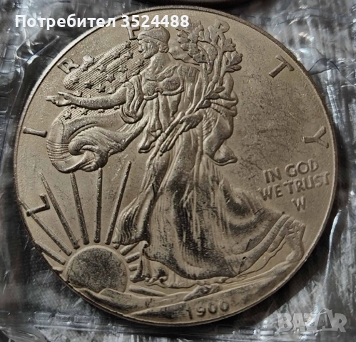 Монети , American Liberty,One dollar, E Pluribus Unum, снимка 13 - Нумизматика и бонистика - 52297201