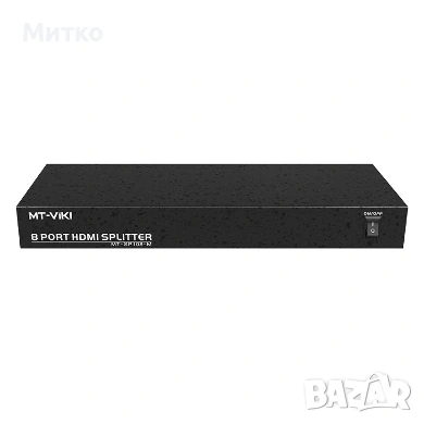 HDMI сплитер 1 вход 8 изхода 4K 30Hz, снимка 4 - Други - 53512612