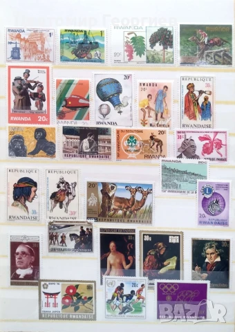 Пощенски марки /Руанда /195 бр.  К.3, снимка 6 - Филателия - 50858059