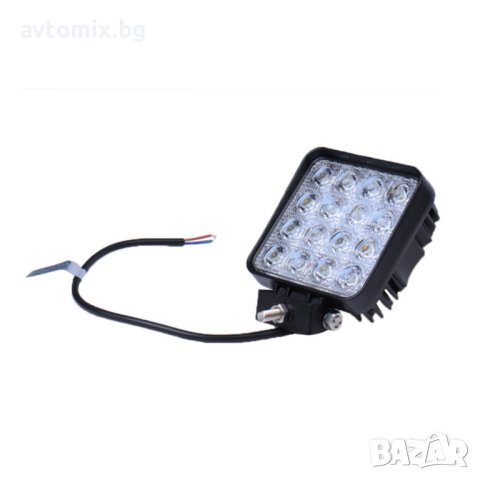 16 LED работна лампа  халоген, 48W, 10-30V, снимка 3 - Аксесоари и консумативи - 43640316