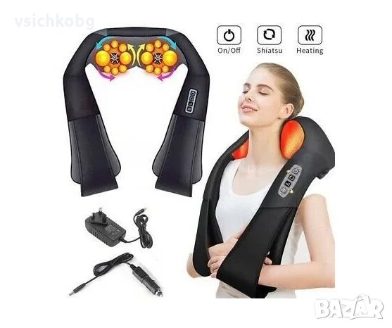 Най-новияте 3D масажори за врат гръб ръце крака лице брада - цяло тяло, снимка 4 - Друга електроника - 35216319