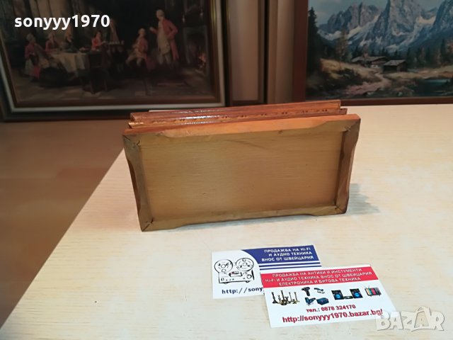 дървена кутия с цвете-20х10х6см, снимка 15 - Колекции - 28726400