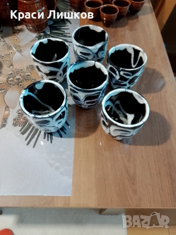 Глинени чаши, снимка 2 - Чаши - 52734083