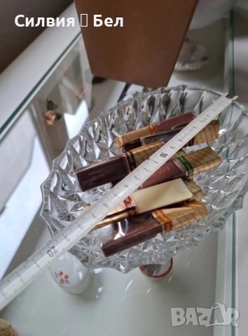 Овална кристална купа, снимка 9 - Аксесоари за кухня - 51872121