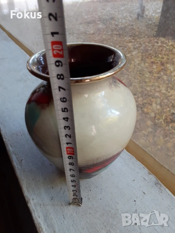 Ваза немска керамика керамика, снимка 7 - Антикварни и старинни предмети - 53451782
