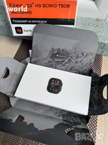  НОВ❌24М Гаранция‼️ Apple Watch ULTRA 2 Лизинг от 55лв/м / 49mm Cell / Black Titanium / , снимка 6 - Смарт часовници - 51767036