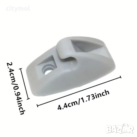 2 бр. копка държач щипка за сенник на VW Jetta MK1, MK2, Golf GTI, Passat B2, B3, B4, Polo, Vento, снимка 5 - Аксесоари и консумативи - 48463119