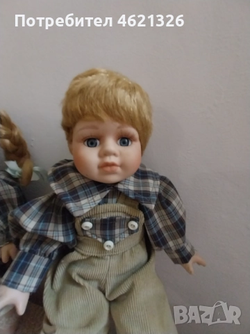 Винтидж немски порцеланови кукли близнаци като ново, снимка 3 - Декорация за дома - 52155896