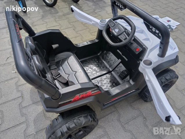 TEXAS акумулаторен джип FAST UTV бял, снимка 2 - Детски велосипеди, триколки и коли - 53569306