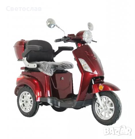 Електрическа триколка ТИГТАГ Ксили силвър цвят, снимка 3 - Мотоциклети и мототехника - 39054942