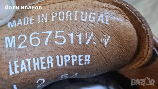 Rockport-мъжки кожени обувки 45 1/2, снимка 8 - Ежедневни обувки - 52887738