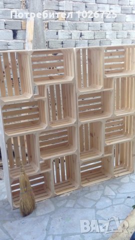 Дървени щайги, снимка 3 - Декорация за дома - 35222114