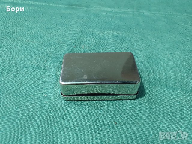 Кутия алпака , неръждавейка БДС, снимка 3 - Други ценни предмети - 33142193