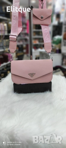комплект чанта и портмоне prada , снимка 4 - Чанти - 53082721