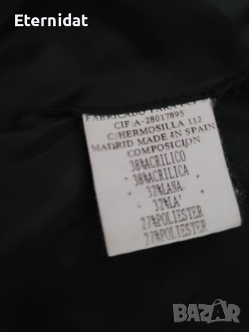 Палто черно и бяло вълна , снимка 7 - Палта, манта - 43199660