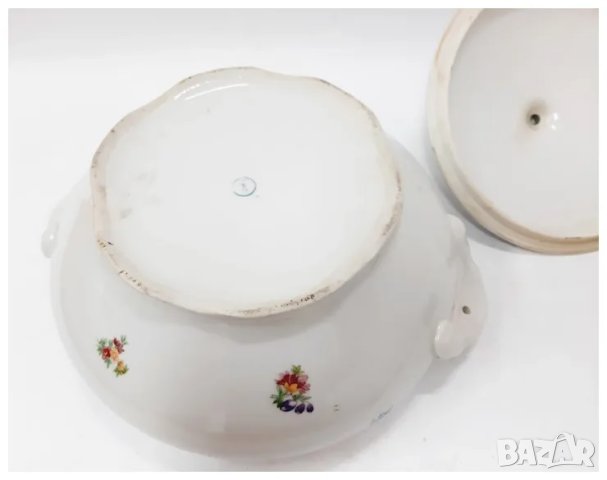 Стар порцеланов супник (13.2), снимка 6 - Антикварни и старинни предмети - 43533887