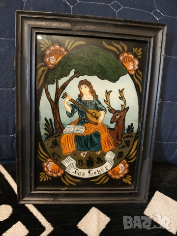 Картина найвизъм върху стъкло, снимка 4 - Картини - 51738081